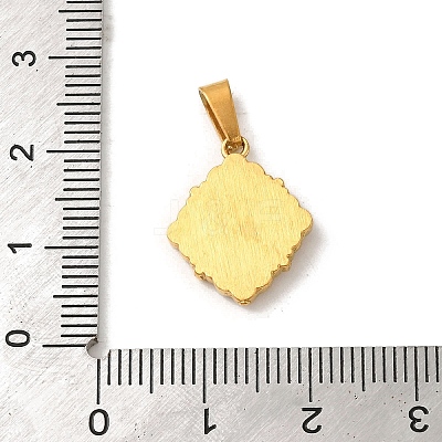 Ion Plating(IP) 304 Stainless Steel Pendants STAS-C103-12G-1