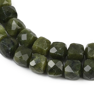 Natural Chinese Southern Jade Beads Strands G-H078-C40-6mm-1