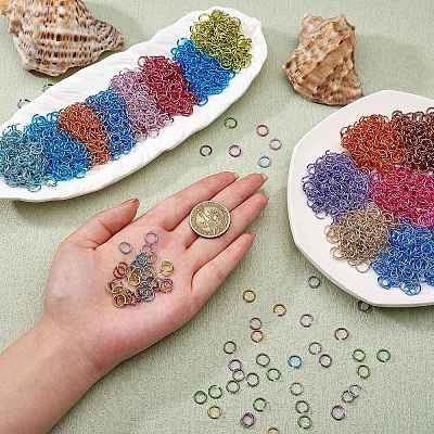10320Pcs 24 Colors Anodized Aluminum Open Jump Rings ALUM-SZ0001-10-1