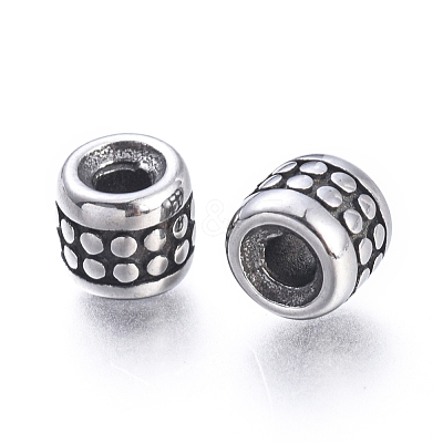 304 Stainless Steel Beads STAS-M274-081AS-1