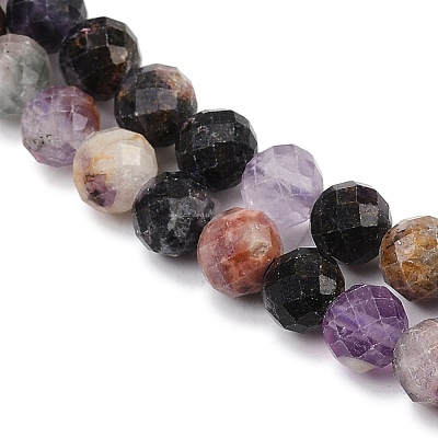 Natural Fluorite Beads Strands G-RM2025-A36-6mm-1