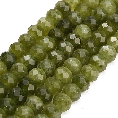 Faceted Dyed Natural White Jade Beads Strands GG-CBAE966-01B-I-1