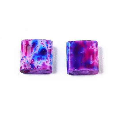 2-Hole Opaque Glass Seed Beads SEED-N004-001-A02-1