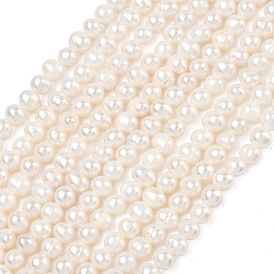 Natural Cultured Freshwater Pearl Beads Strands PEAR-L034-09A-1