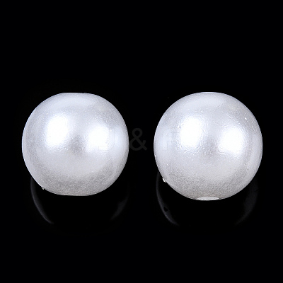 Imitated Pearl Acrylic Beads OACR-ZX005-35B-1