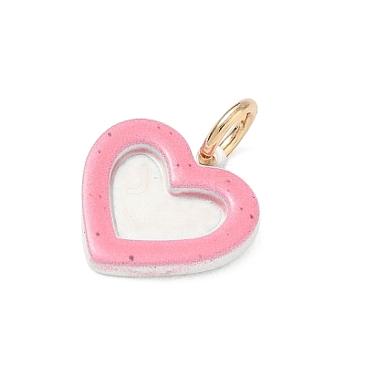 Spray Painted Brass Charms KK-CBAEB58-16-1