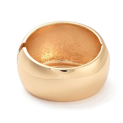 Alloy Wide Hinged Bangles BJEW-C058-08G-1