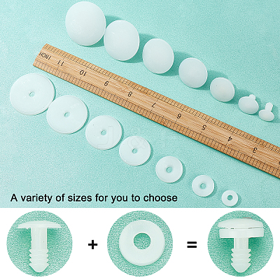 60Sets 7 Style Plastic Doll Joints DOLL-PH0001-15-1