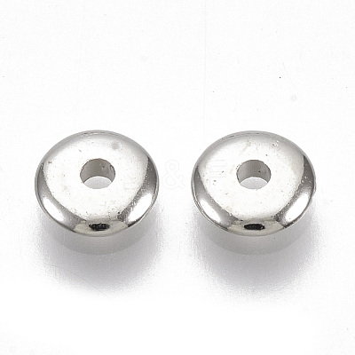 Plating ABS Plastic Spacer Beads KY-T019-31C-1