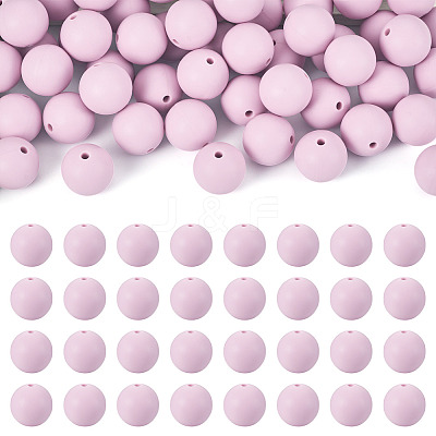 50Pcs Food Grade Eco-Friendly Silicone Beads SIL-TA0002-89F-1