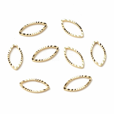 Brass Linking Rings KK-F831-016A-G-RS-1