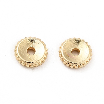 Rack Plating Alloy Beads PALLOY-D004-15LG-1
