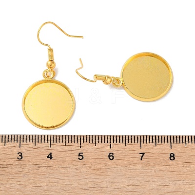 Rack Plating Iron Earring Hooks EJEW-D091-01D-G-1