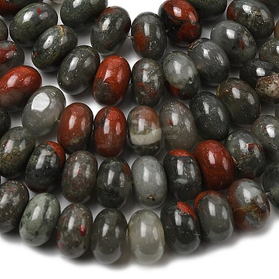 Natural African Bloodstone Beads Strands G-A280-A06-03-1