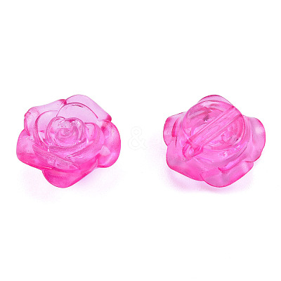 Opaque & Transparent Acrylic Beads MACR-T045-01G-1