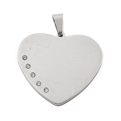 304 Stainless Steel Pendants STAS-F313-04P-1