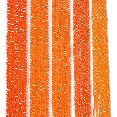 Electroplate Glass Beads Strands EGLA-A044-T3mm-A25-1