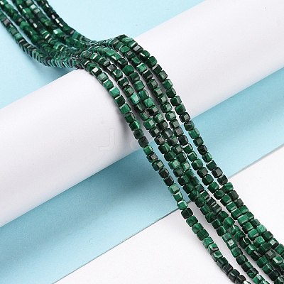 Natural Malachite Beads Strands G-C009-B24-1