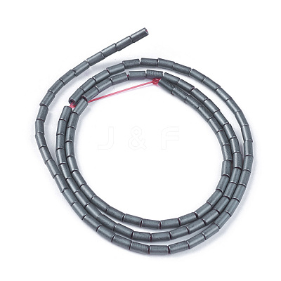 Frosted Non-magnetic Synthetic Hematite Beads Strands G-I200-14-1