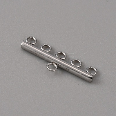 201 Stainless Steel Chandelier Component Links LS-STAS-WH0043-06D-P-1-1