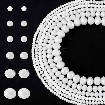 6 Strands 6 Styles Electroplate Glass Beads Strands EGLA-TADJ0001-02D-1