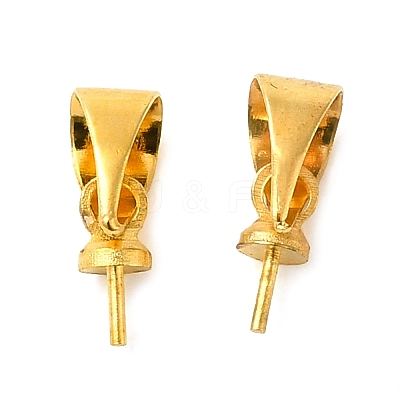 Brass Screw Eye Pin Peg Bails PJ-TAC0001-21G-1