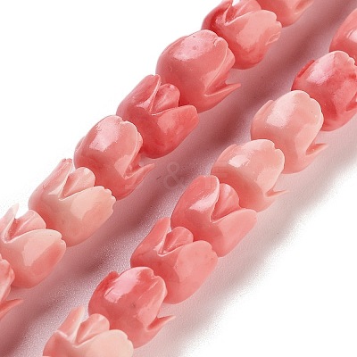 Synthetic Coral Beads Strands CORA-B001-05A-04-1