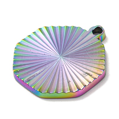 Ion Plating(IP) 304 Stainless Steel Pendants STAS-D025-08M-1