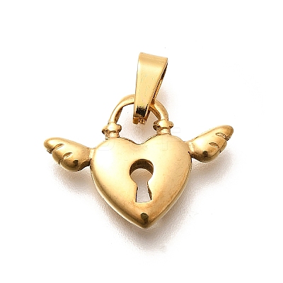 304 Stainless Steel Pendants STAS-B079-02G-06-1
