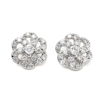 Brass Micro Pave Cubic Zirconia Pendants KK-L229-056P-1