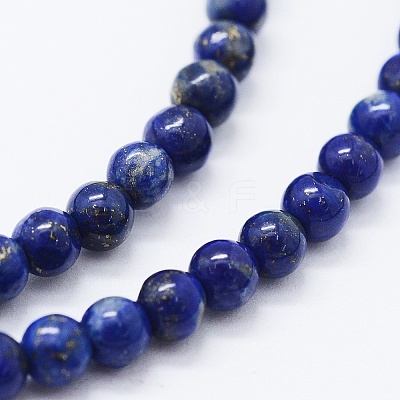 Natural Lapis Lazuli Beads Strands X-G-F561-5mm-G-1