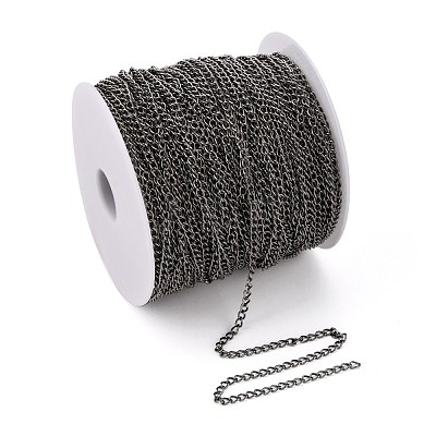 Iron Twisted Chains Curb Chains CHS003Y-B-1