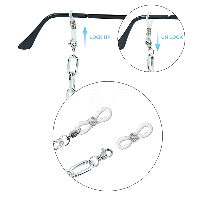 Eyeglasses Chains AJEW-AR0001-08P-1