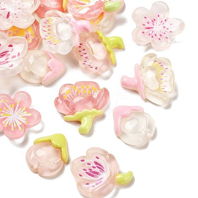 Translucent Resin Cabochons X1-RESI-F045-01-1