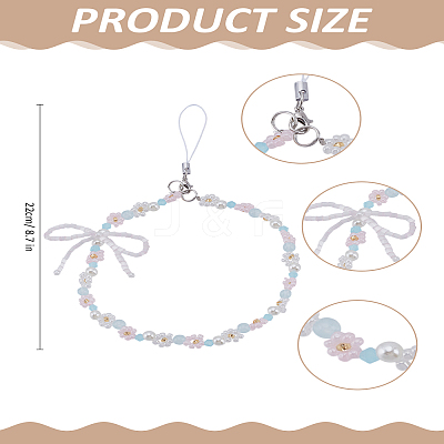 1Pc PVC Mobile Straps for Women AJEW-LP0004-79-1