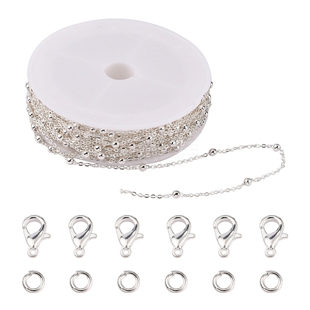 DIY Chain Bracelet Necklace Making Kit DIY-YW0005-92S-1