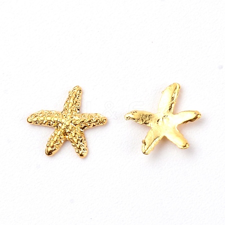 Alloy Star Cabochons MRMJ-WH0071-72-1