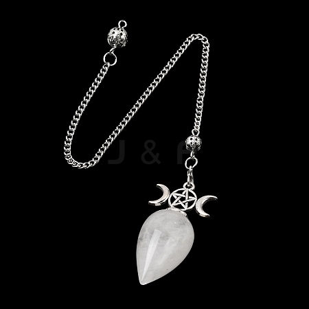 Natural Quartz Crystal Dowsing Pendulum Pendants GG-CBA6D08-A01-1