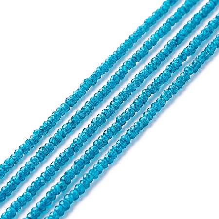 Transparent Glass Beads Strands GLAA-C019-01A-20-1