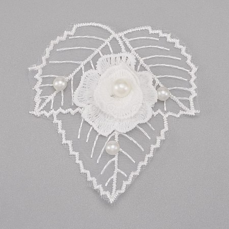 Milk Fiber Lace Embroidery Costume Accessories DIY-WH0019-53-1