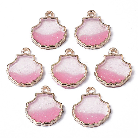 Alloy Resin Pendants X-RESI-R430-01D-LF-1