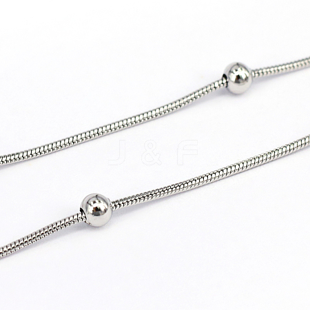 304 Stainless Steel Snake Chains CHS-O005-09B-1