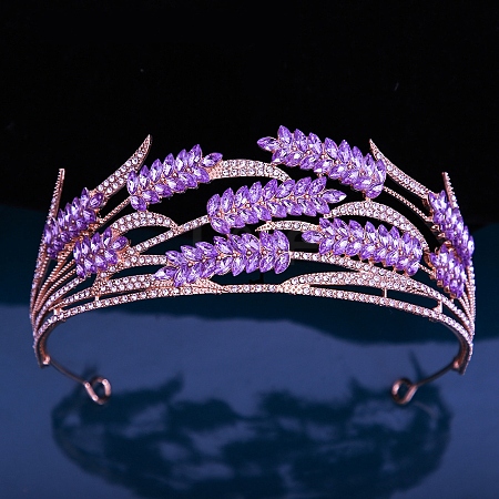 Alloy Rhinestone Hair Bands PW-WG96D75-04-1