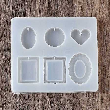 Rectangle & Heart & Oval DIY Silicone Molds X-SIMO-H019-04E-1