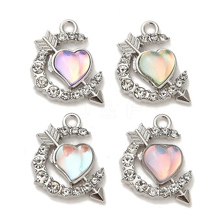 Platinum Alloy Glass Pendants FIND-Z068-03P-1