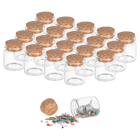 Glass Cork Bottles Ornament DIY-WH0430-987A-1
