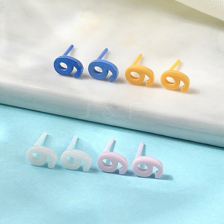 Hypoallergenic Bioceramics Zirconia Ceramic Stud Earrings EJEW-C065-03J-1