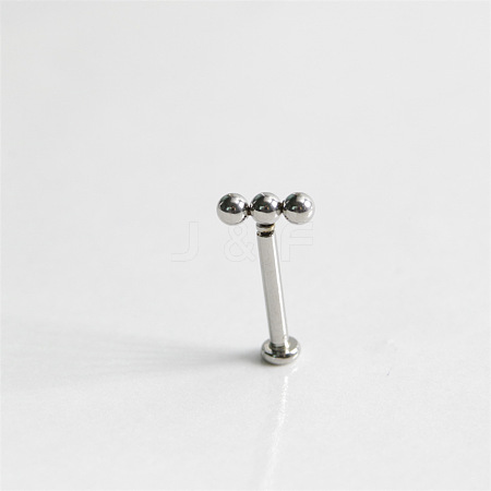 Titanium Steel Threadless Labrets Piercing Jewelry WGD2943-01-1