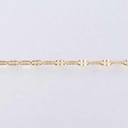 3.28 Feet Handmade Ion Plating(IP) 304 Stainless Steel Dapped Chains X-CHS-H007-60A-1
