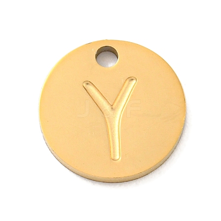 Ion Plating(IP) 304 Stainless Steel Pendants FIND-M017-02G-Y-1